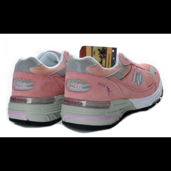 LAST ONE Women 993 Running shoes Pink Cancer Cure - Picture 6 of 6